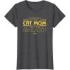 imageStar Wars Best Cat Mom in the Galaxy Birthday Mothers Day TShirtDark Heather Grey