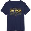 imageStar Wars Best Cat Mom in the Galaxy Birthday Mothers Day TShirtNavy Blue