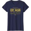 imageStar Wars Best Cat Mom in the Galaxy Birthday Mothers Day TShirtNavy Blue