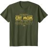 imageStar Wars Best Cat Mom in the Galaxy Birthday Mothers Day TShirtOlive Green
