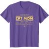 imageStar Wars Best Cat Mom in the Galaxy Birthday Mothers Day TShirtPurple Heather