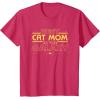 imageStar Wars Best Cat Mom in the Galaxy Birthday Mothers Day TShirtRed Heather
