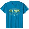 imageStar Wars Best Cat Mom in the Galaxy Birthday Mothers Day TShirtSapphire Blue
