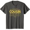 imageStar Wars Best Cousin in the Galaxy Family Trip Birthday TShirtAsphalt Grey