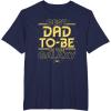 imageStar Wars Best DadtoBe in the Galaxy Birthday Fathers Day TShirtNavy Blue