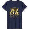 imageStar Wars Best DadtoBe in the Galaxy Birthday Fathers Day TShirtNavy Blue
