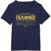 imageStar Wars Best Husband in the Galaxy Birthday Anniversary TShirtNavy Blue