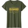 imageStar Wars Best Husband in the Galaxy Birthday Anniversary TShirtOlive Green