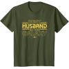 imageStar Wars Best Husband in the Galaxy Birthday Anniversary TShirtOlive Green
