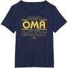 imageStar Wars Best Oma in the Galaxy Birthday Mothers Day TShirtNavy Blue