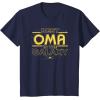 imageStar Wars Best Oma in the Galaxy Birthday Mothers Day TShirtNavy Blue
