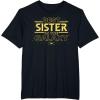 imageStar Wars Best Sister in the Galaxy Family Trip Birthday TShirtBlack