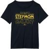 imageStar Wars Best Stepmom in the Galaxy Birthday Mothers Day TShirtBlack