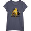 imageStar Wars Classic Characters Fourth Birthday 4 Years Old TShirtHeather Blue