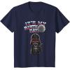 imageStar Wars Darth Vader Balloon Boy Its My Birthday TShirtNavy Blue