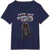 imageStar Wars Darth Vader Balloon Boy Its My Birthday TShirtNavy Blue