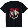 imageStar Wars Darth Vader ampamp Bad Guys Dark Side Birthday Squad TShirtBlack