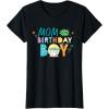 imageStar Wars Grogu Mandalorian Toon Mom of the Birthday Boy TShirtBlack
