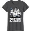 imageStar Wars Stormtrooper Party Hats Trio 2nd Birthday Trooper TShirtDark Heather Grey