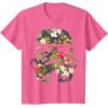 imageStar Wars Tropical Stormtrooper Floral Print Disney TShirtPink Heather