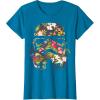 imageStar Wars Tropical Stormtrooper Floral Print Disney TShirtSapphire Blue
