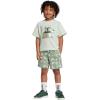imageadidas Kids Star Wars Mandalorian TShirt SetLinen GreenCyber Metallic
