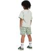 imageadidas Kids Star Wars Mandalorian TShirt SetLinen GreenCyber Metallic