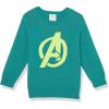 imageAmazon Essentials Disney  Marvel  Star Wars Boys and Toddlers Crewneck SweatersAvengers Logo  Boys