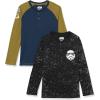 imageAmazon Essentials Disney  Marvel  Star Wars Boys and Toddlers LongSleeve Henley TShirts Pack of 2Star Wars Icons