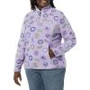 imageAmazon Essentials Disney  Marvel  Star Wars Womens Polar Fleece QuarterZip Mock JacketsMarvel Logo