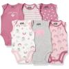 imageAmazon Essentials Disney  Star Wars  Princess Baby Girls Sleeveless Bodysuits Pack of 6Star Wars Tiny Rebel