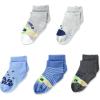 imageSTAR WARS Baby Boys The Mandalorian 5 Pack Shorty SocksBlue Grey Multi