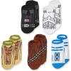 imageSTAR WARS Boys 5 Pack No Show SocksAssorted Bold