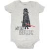 imageSTAR WARS Darth Vader Yoda Baby Bodysuit Newborn to InfantWhite
