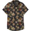 imageSTAR WARS Mens Boba Fett Floral Button Down ShirtBlack
