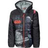 imageSTAR WARS TIE Fighter Darth Vader Zip Up Puffer Jacket Little Kid to Big KidBlack