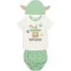 imageSTAR WARS The Child Baby Pullover TShirt Diaper Cover and Hat 3 Piece Outfit Set InfantGreenWhite