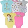 imageSTAR WARS The Mandalorian The Child 5 Pack Short Sleeve Baby Bodysuits Newborn to InfantMulti