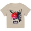 imageSTAR WARS Womens Juniors Celebration The Rising Force Cropped Baby TeePlaztaupe