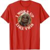imageStar Wars  Chewbacca I Woke Up Like This TShirtRed