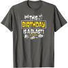 imageStar Wars  This Birthday Is A Blast TShirtAsphalt Grey