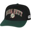 imageStar Wars Adult Embroidered Precurve Snapback Hat for Men and WomenBoba Fett