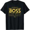imageStar Wars Best Boss in the Galaxy Birthday Employer Gift TShirtBlack