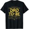 imageStar Wars Best DadtoBe in the Galaxy Birthday Fathers Day TShirtBlack