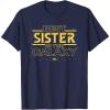 imageStar Wars Best Sister in the Galaxy Family Trip Birthday TShirtNavy Blue