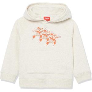 imageAmazon Essentials Disney  Marvel  Star Wars  Frozen  Princess Girls and Toddlers Fleece Pullover Hoodie SweatshirtMinnie Joy