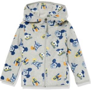 imageAmazon Essentials Disney  Marvel  Star Wars  Princess Girls and Toddlers Polar Fleece FullZip Hoodie JacketsMickey and Friends