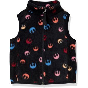 imageAmazon Essentials Disney  Marvel  Star Wars  Princess Girls and Toddlers Polar Fleece VestStar Wars Rebel