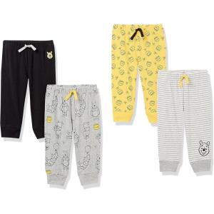 imageAmazon Essentials Disney  Marvel  Star Wars Baby Boys Pants Pack of 4Winnie the Pooh Oh Bother