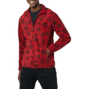imageAmazon Essentials Disney  Marvel  Star Wars Mens Polar Fleece FullZip Mock JacketsMarvel Logo